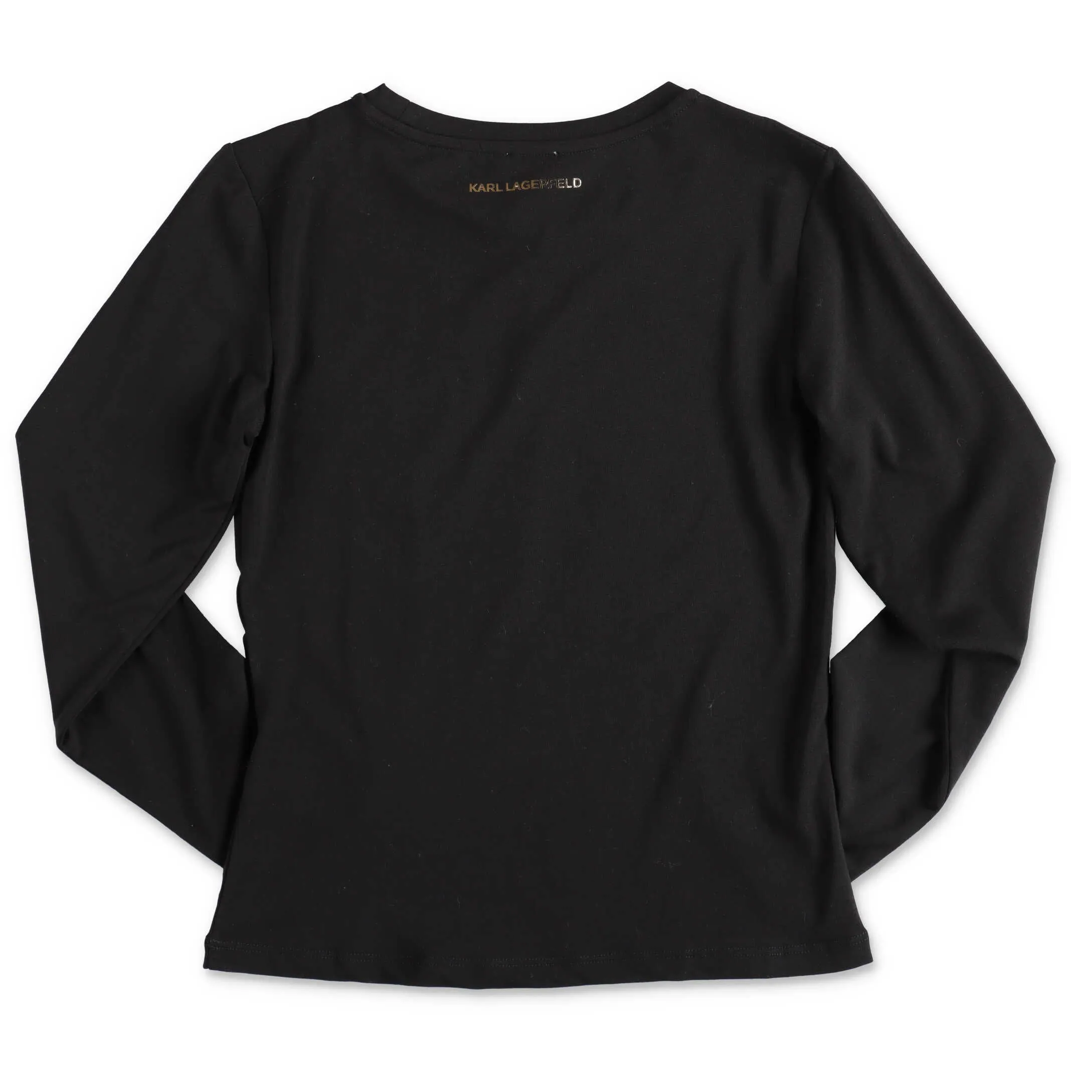 Karl Lagerfeld Kids Rhinestone Crewneck T-Shirt