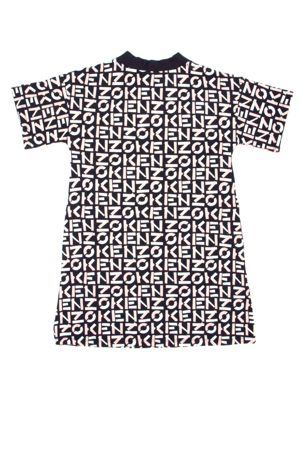 Kenzo Kids Allover Logo Printed Short Sleeved T-Shirt Dress