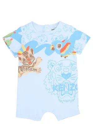 Kenzo Kids Animal Printed Romper
