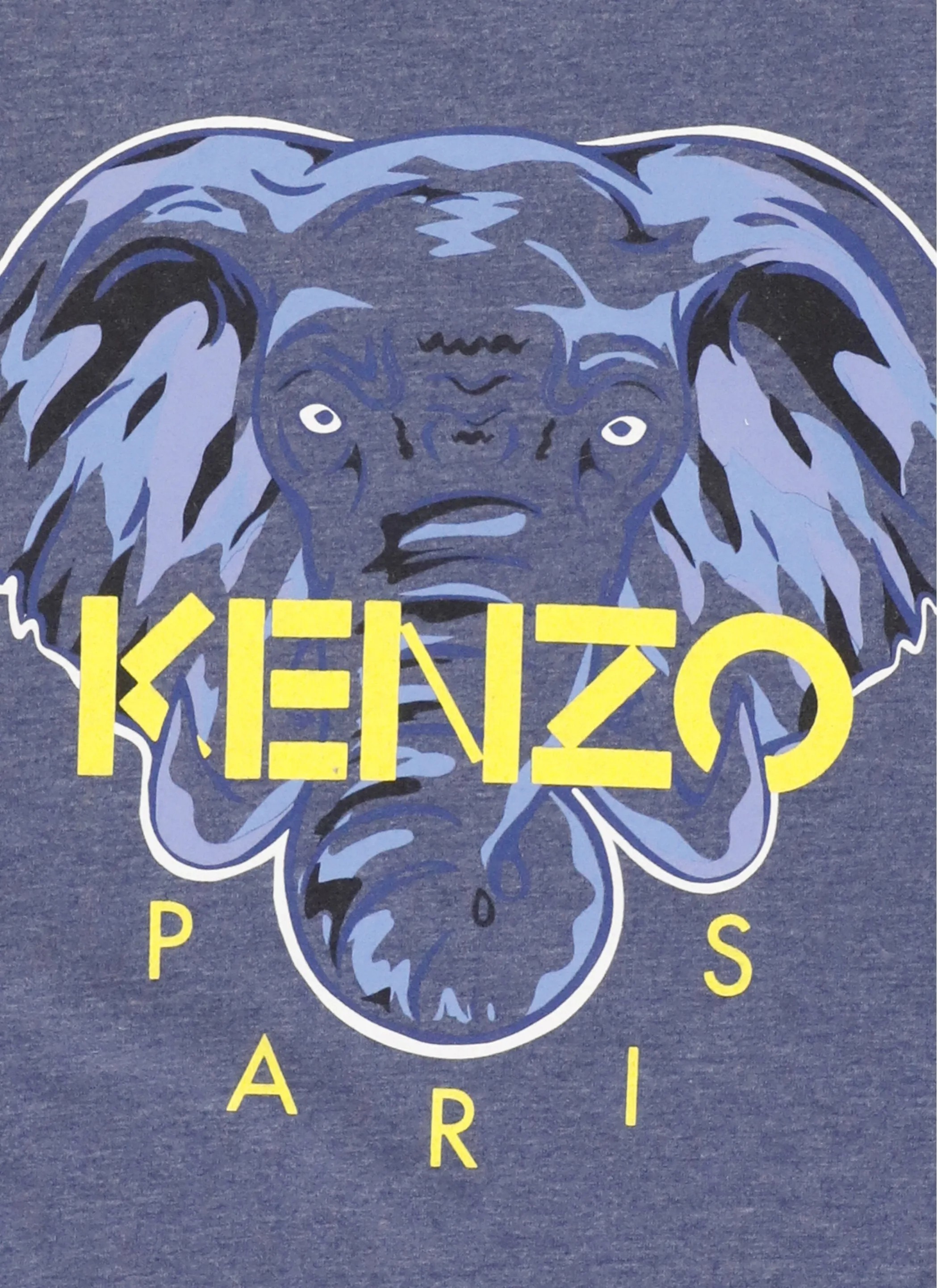 Kenzo Kids Elephant Logo Printed Long-Sleeve T-Shirt