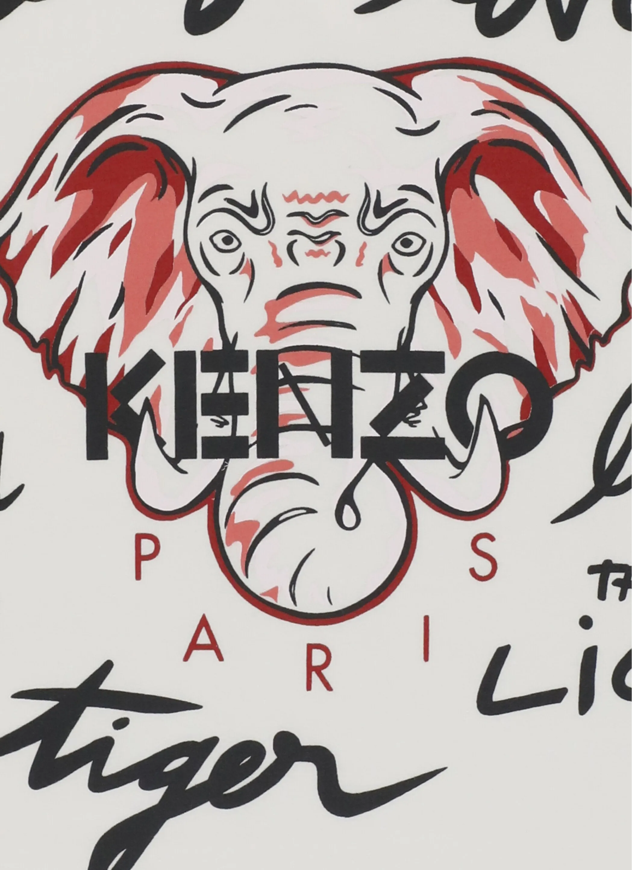 Kenzo Kids Elephant Logo Printed T-Shirt