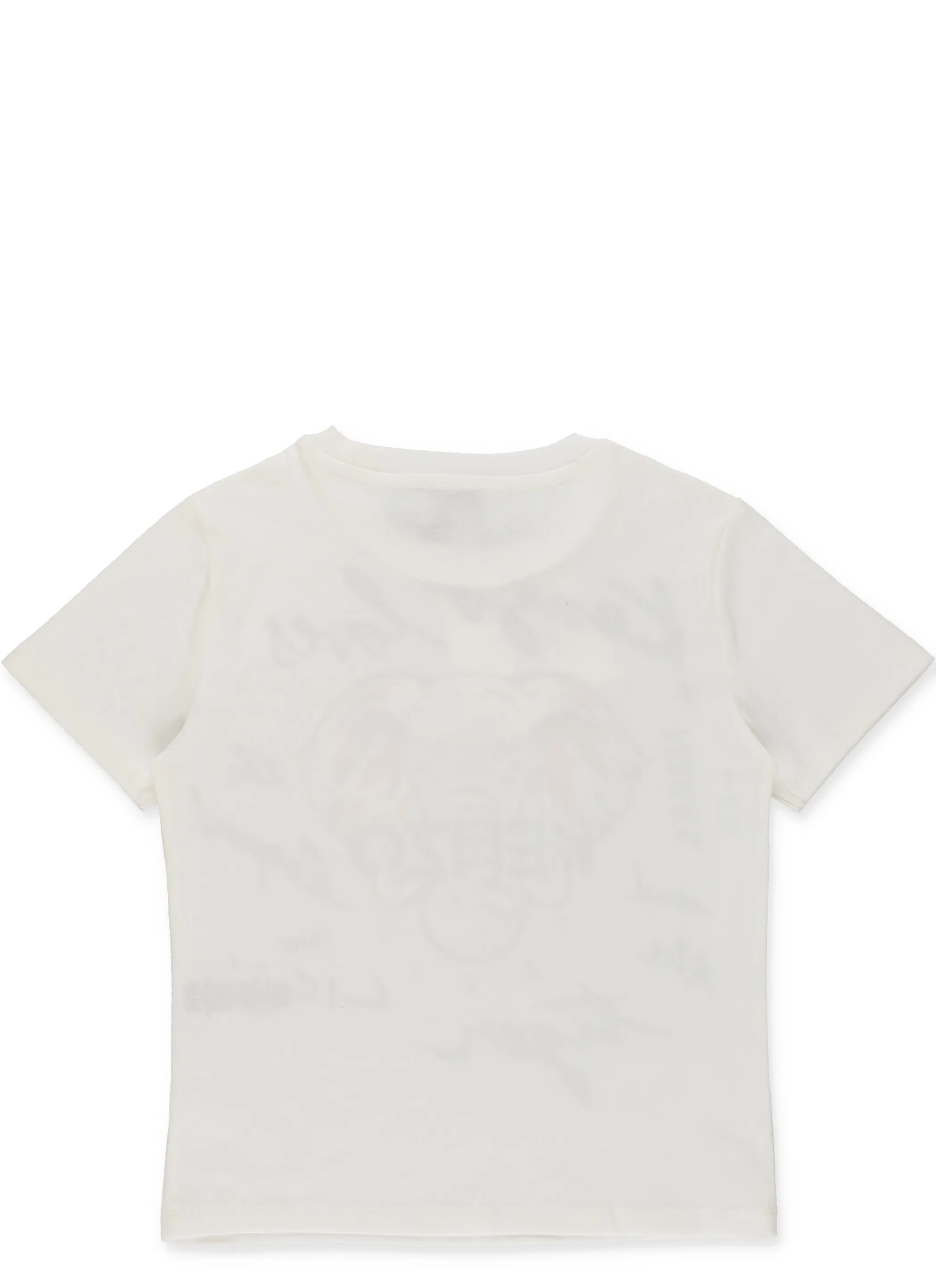 Kenzo Kids Elephant Logo Printed T-Shirt