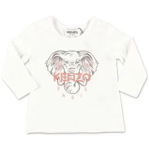 Kenzo Kids Elephant Print T-Shirt