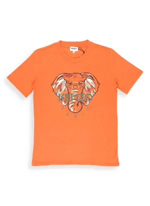 Kenzo Kids Elephant Printed T-Shirt