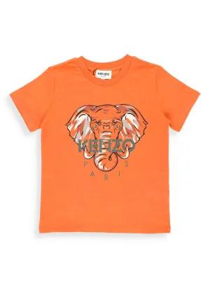 Kenzo Kids Elephant Printed T-Shirt
