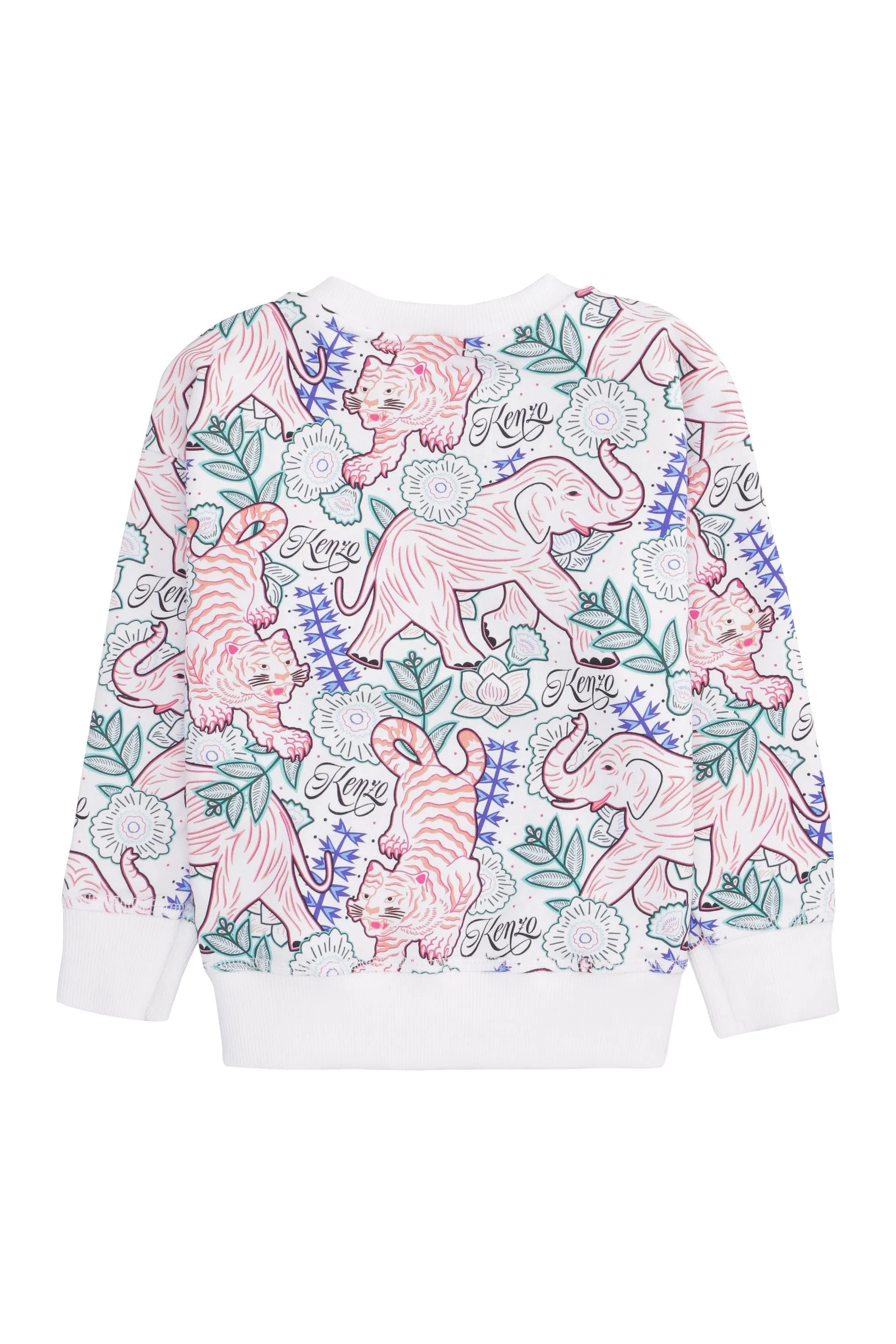 Kenzo Kids Graphic Animal Printed Sweatshirt
