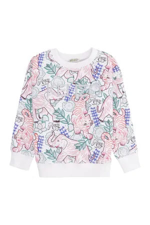 Kenzo Kids Graphic Animal Printed Sweatshirt
