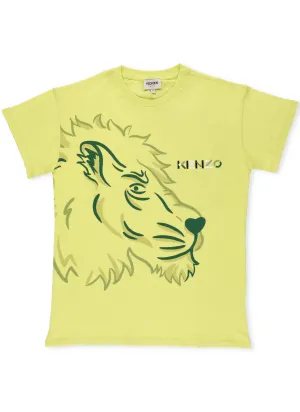Kenzo Kids Graphic Printed Crewneck T-Shirt