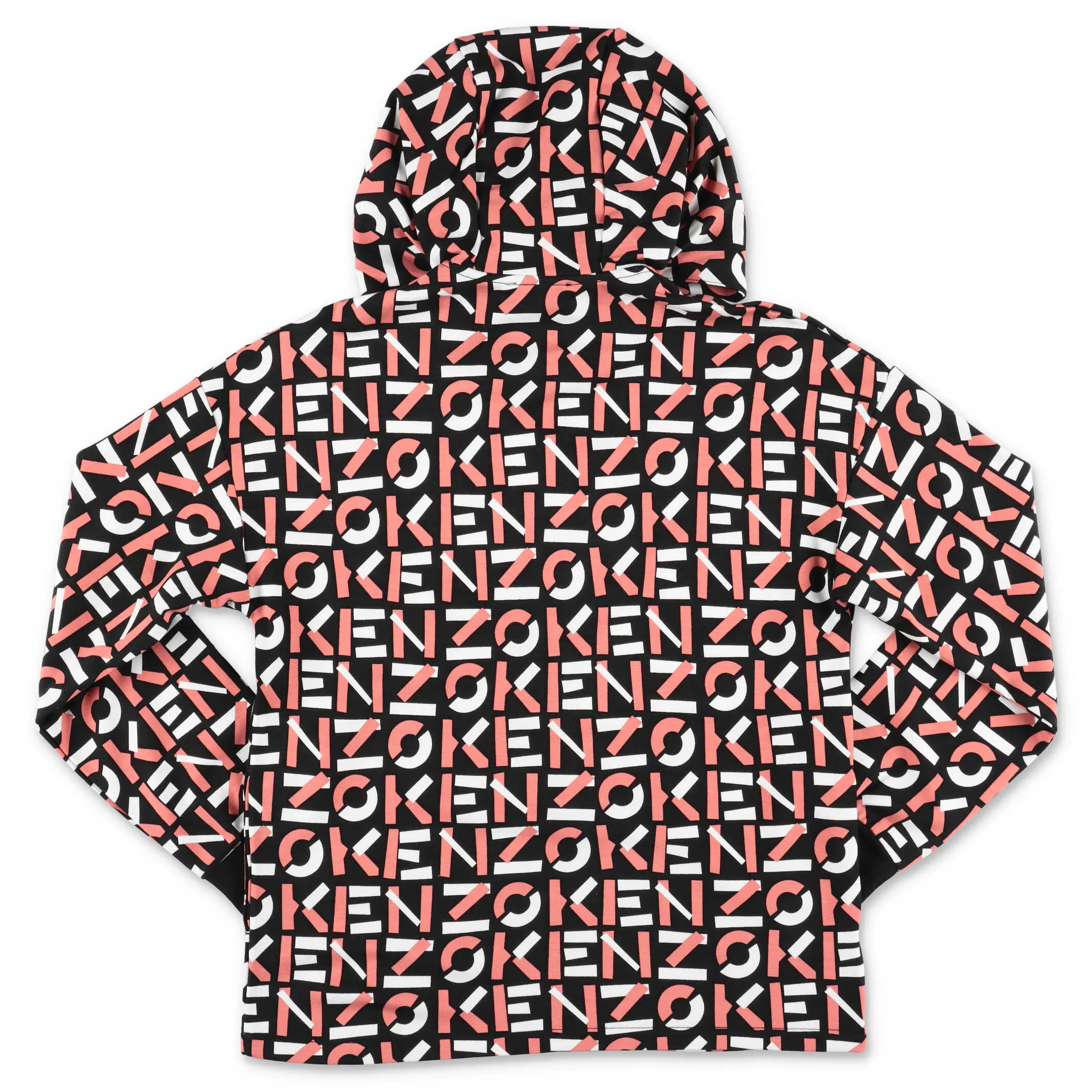 Kenzo Kids Logo Allover Hooded Jacket