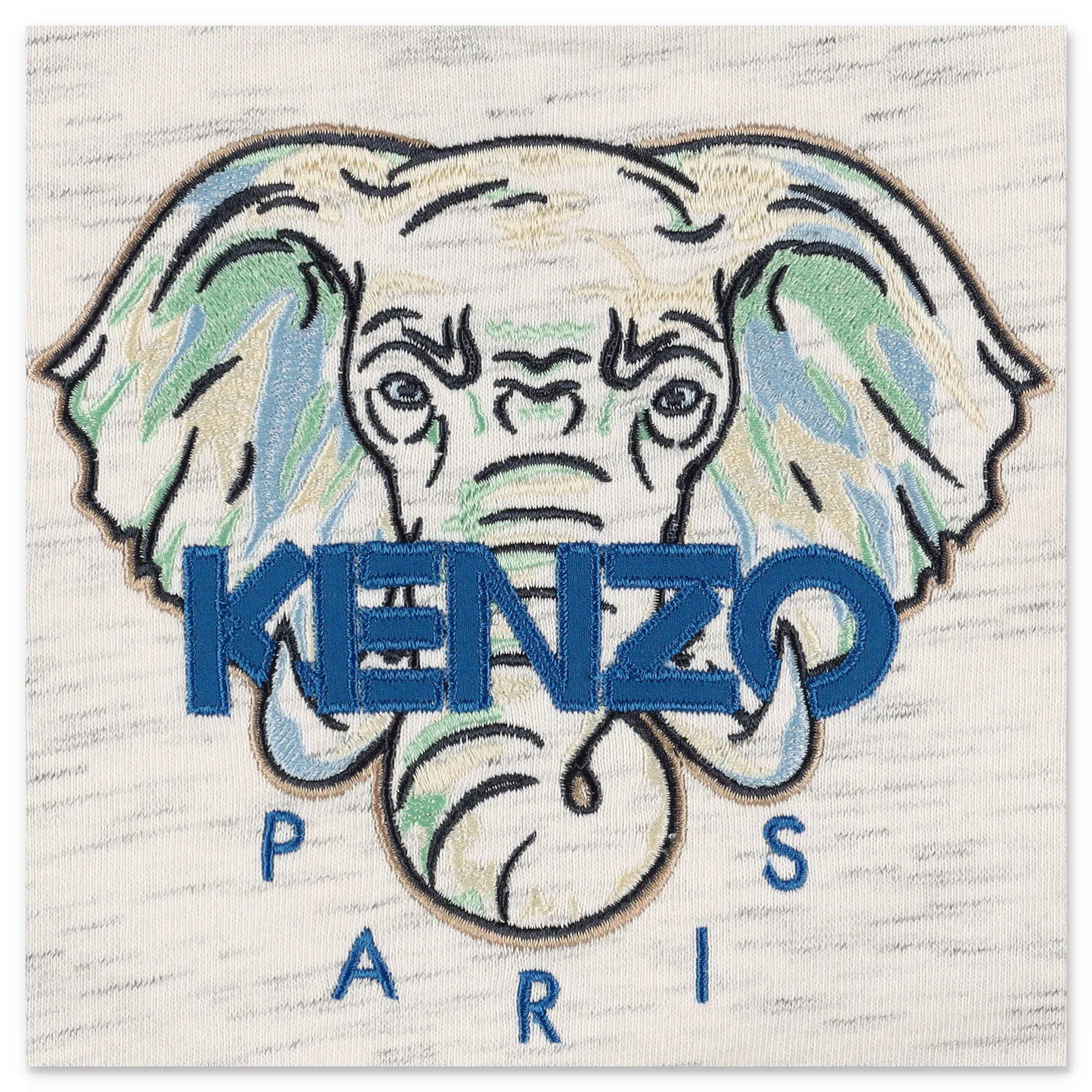 Kenzo Kids Logo Embroidered Crewneck Sweatshirt