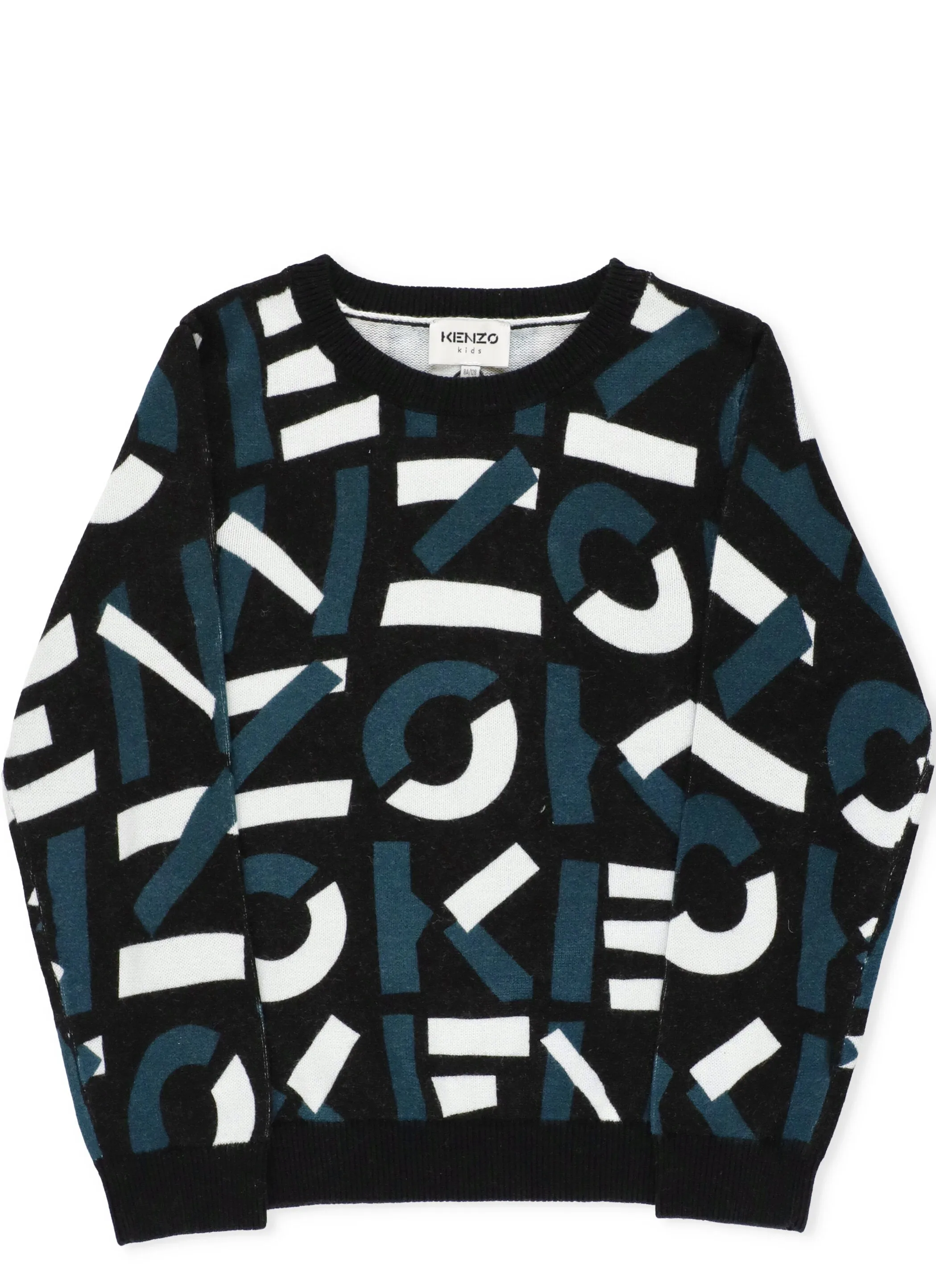Kenzo Kids Logo Knit Crewneck Sweater