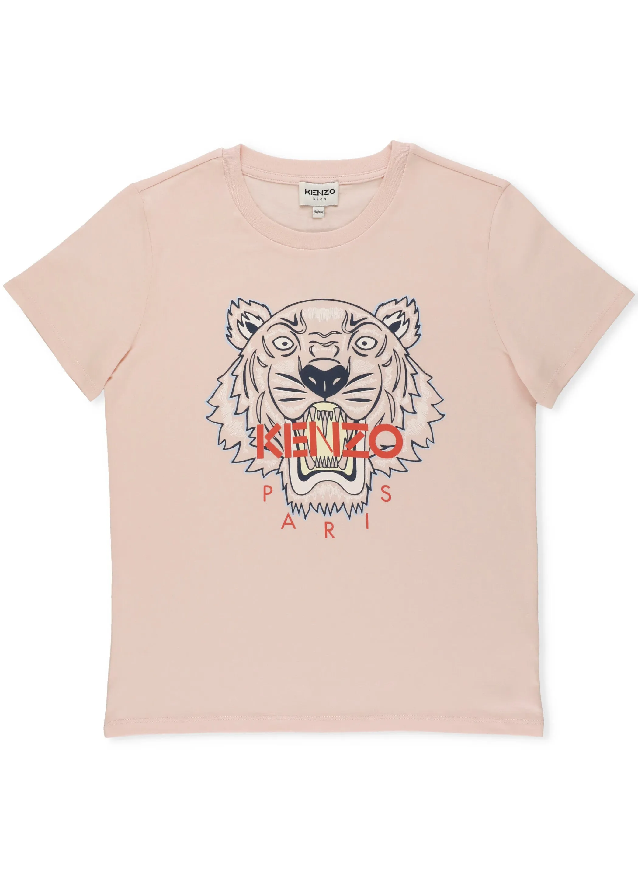 Kenzo Kids Logo Printed Crewneck T-Shirt