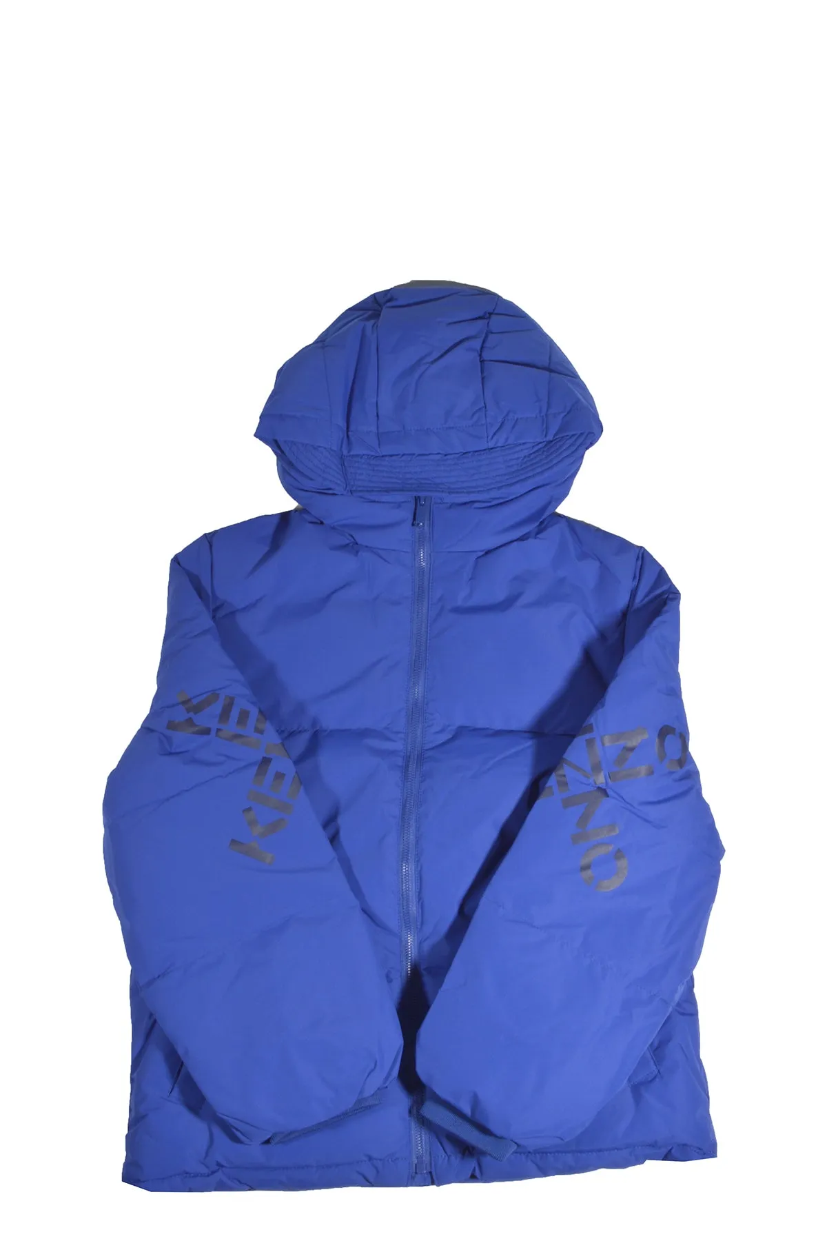 Kenzo Kids Logo Printed Hooded Puffer Jacket