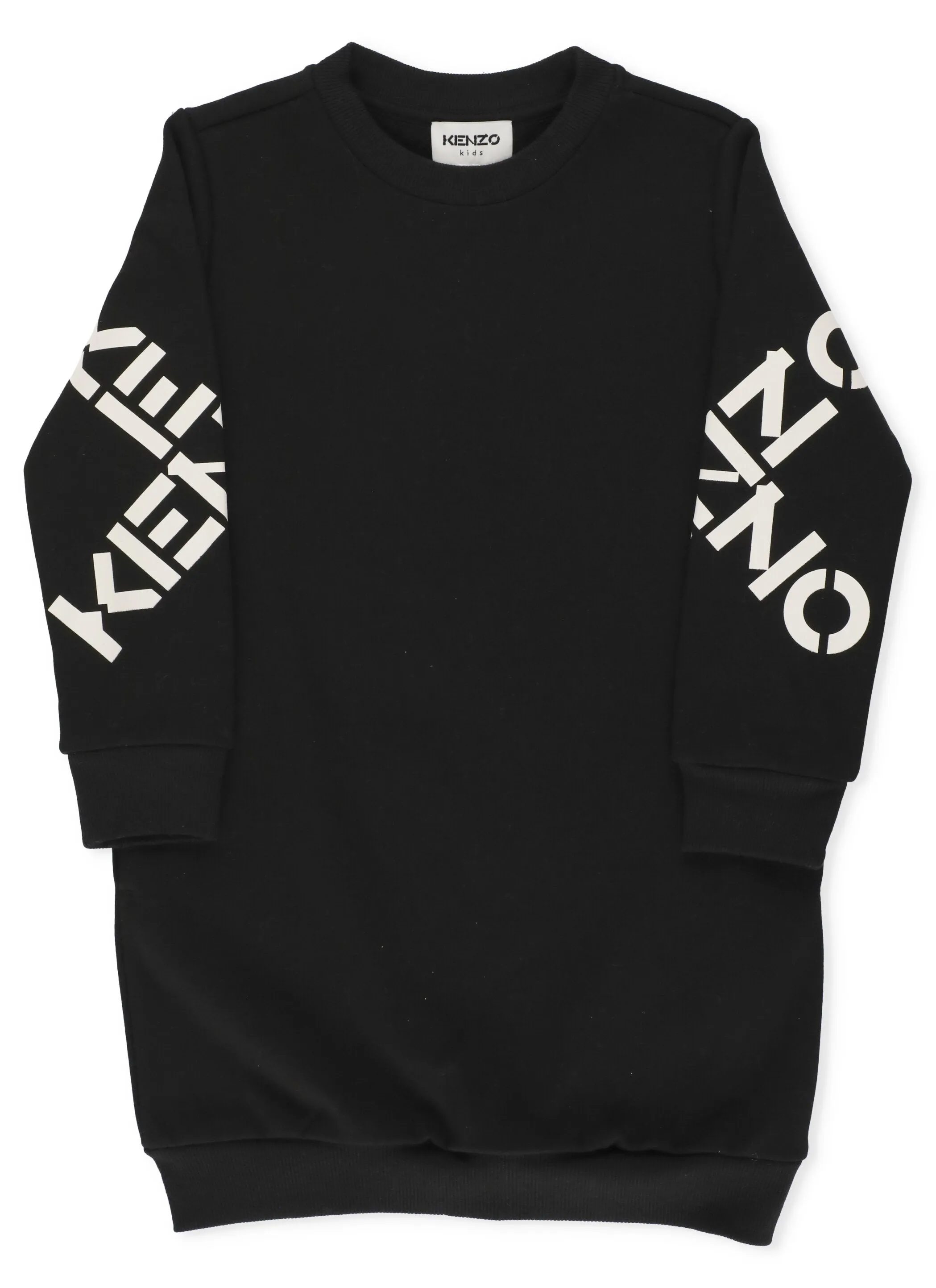 Kenzo Kids Logo Printed Sweatshirt Dress