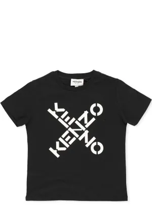 Kenzo Kids Logo Printed T-Shirt