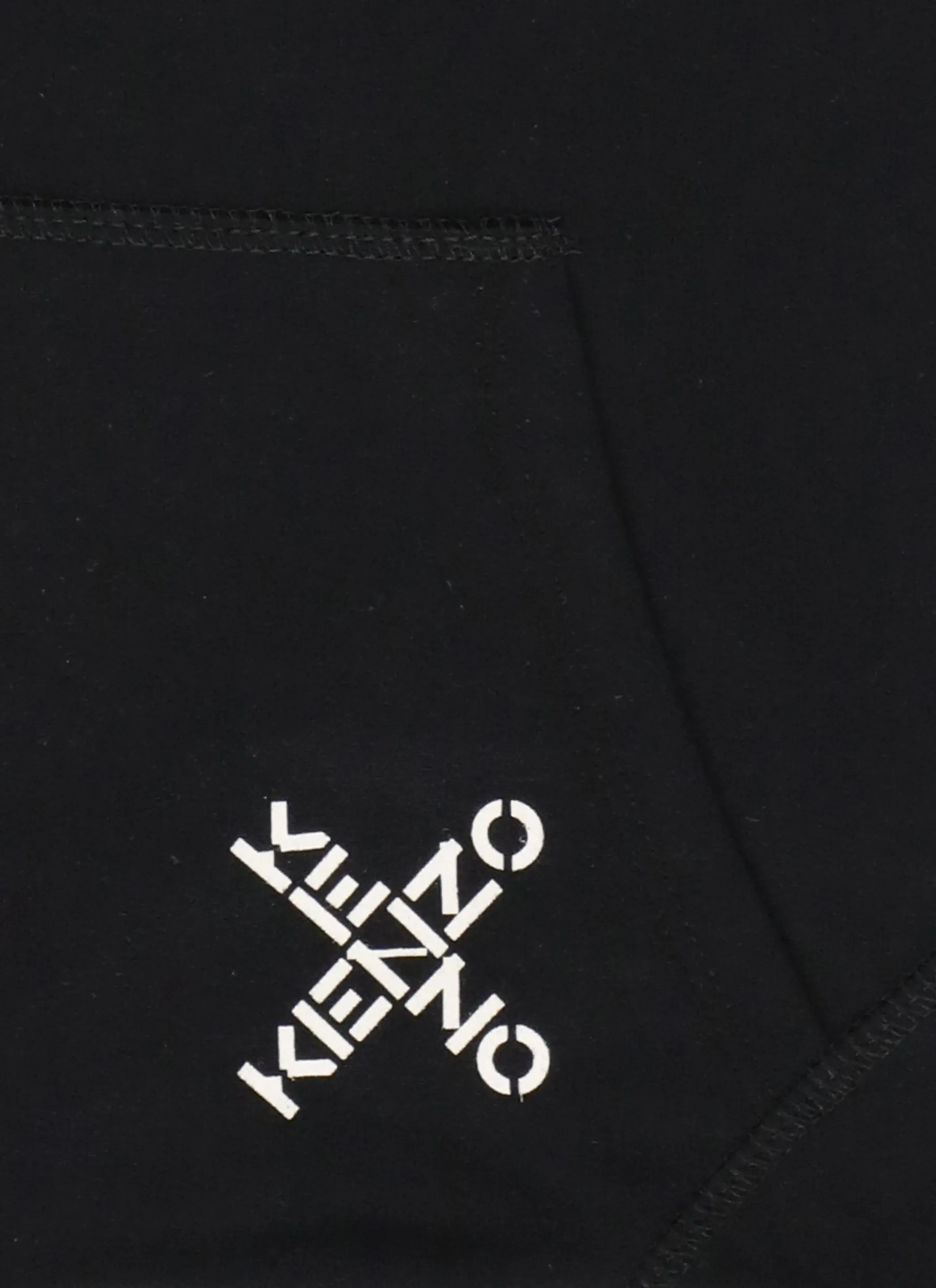 Kenzo Kids Logo Printed Zipped Hoodie