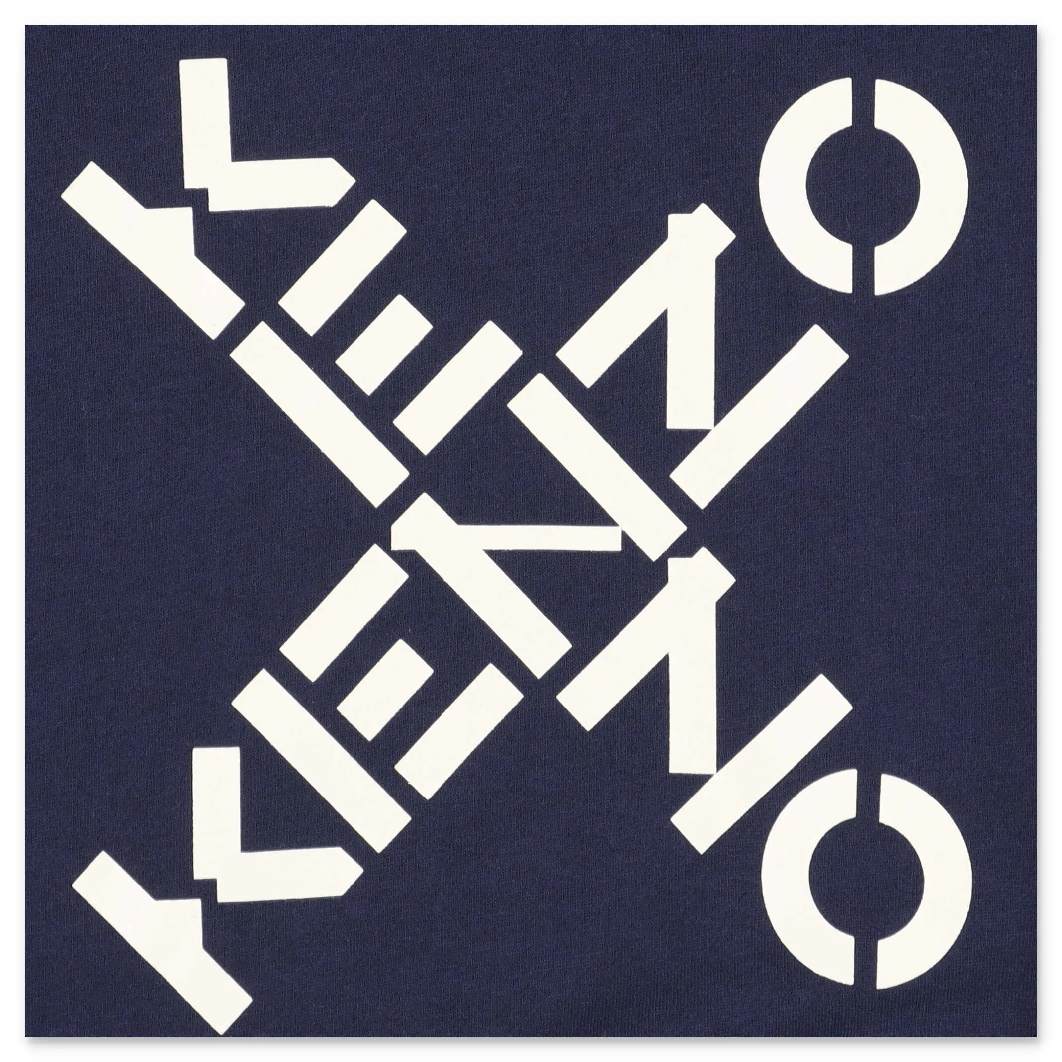 Kenzo Kids Sport X Logo Print Crewneck Sweater