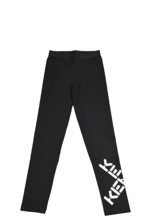 Kenzo Kids Sport X Logo Printed Leggings