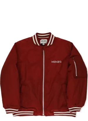Kenzo Kids Tiger Embroidered Bomber Jacket