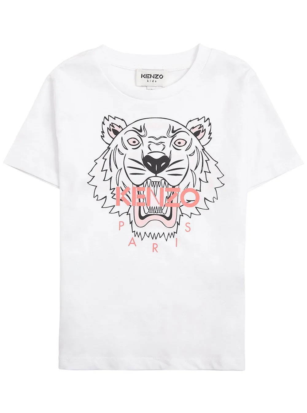 Kenzo Kids Tiger Logo Print T-Shirt