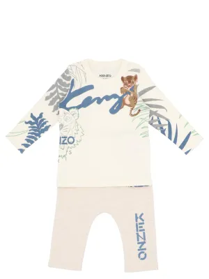 Kenzo Kids Tiger Print Two-Piece Tracksuit