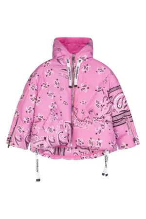 Khrisjoy Kids Paisley Printed Puffer Jacket
