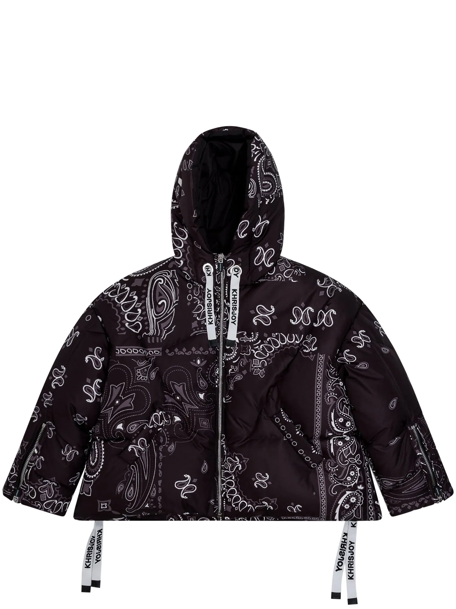 Khrisjoy Kids Paisley Printed Puffer Jacket