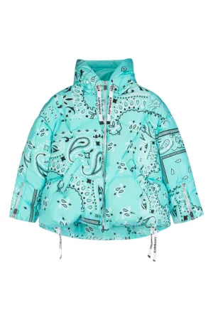 Khrisjoy Kids Paisley Printed Puffer Jacket