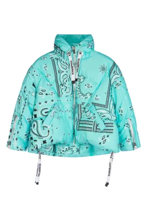 Khrisjoy Kids Paisley Printed Puffer Jacket