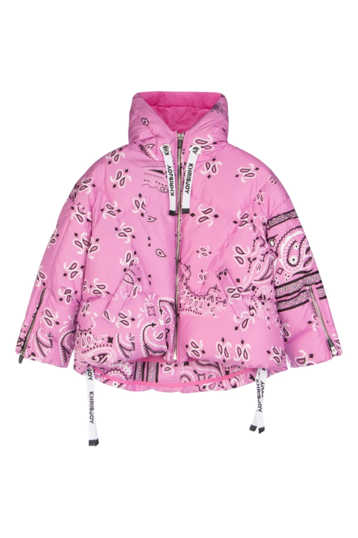 Khrisjoy Kids Paisley Printed Puffer Jacket