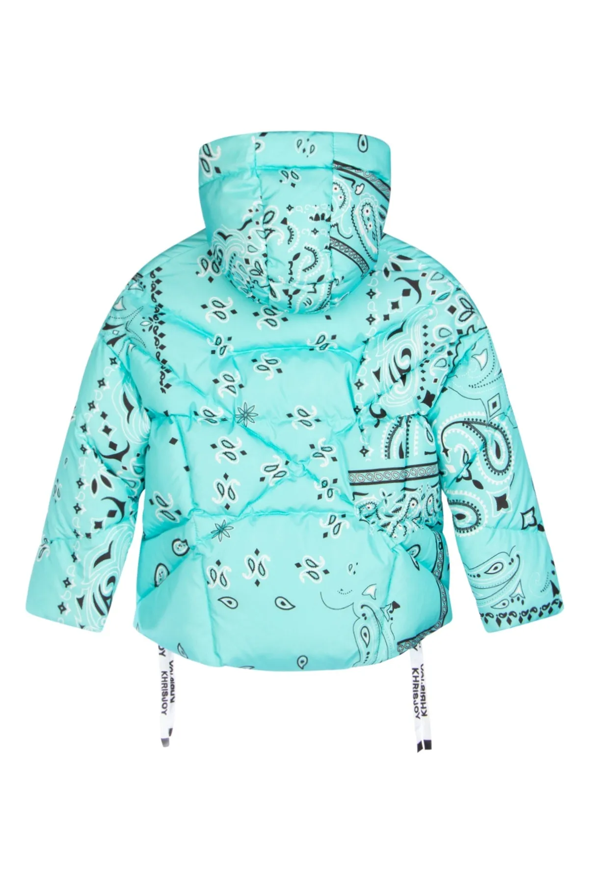 Khrisjoy Kids Paisley Printed Puffer Jacket