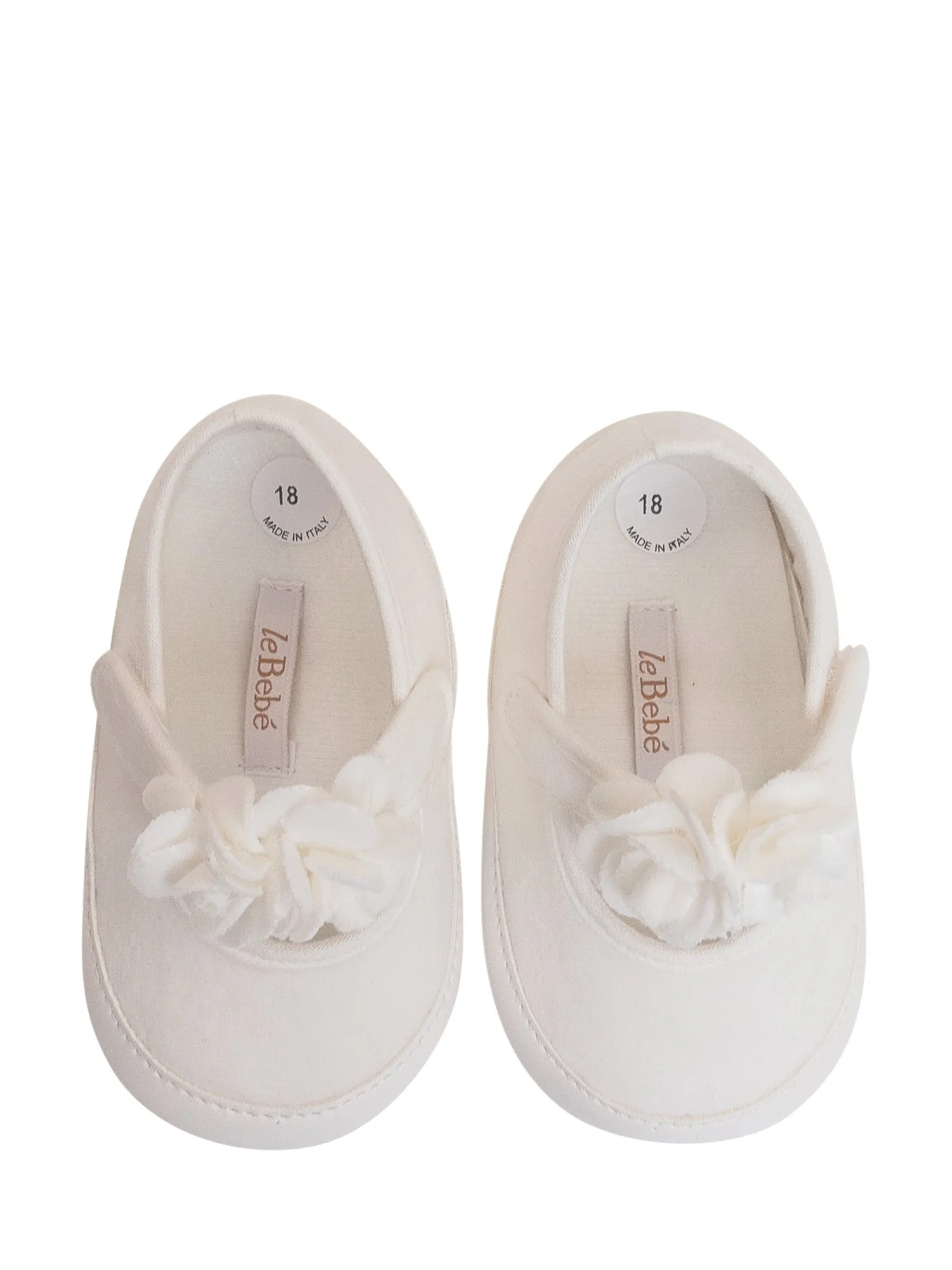 Le Bebe Enfant Flower Detail Ballerina Flats