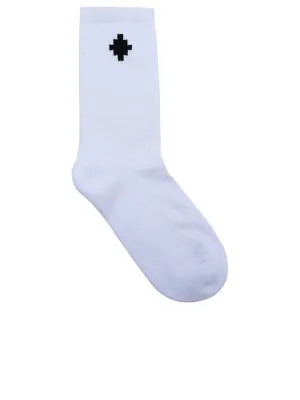 Marcelo Burlon County Of Milan Kids Cross Intarsia Socks
