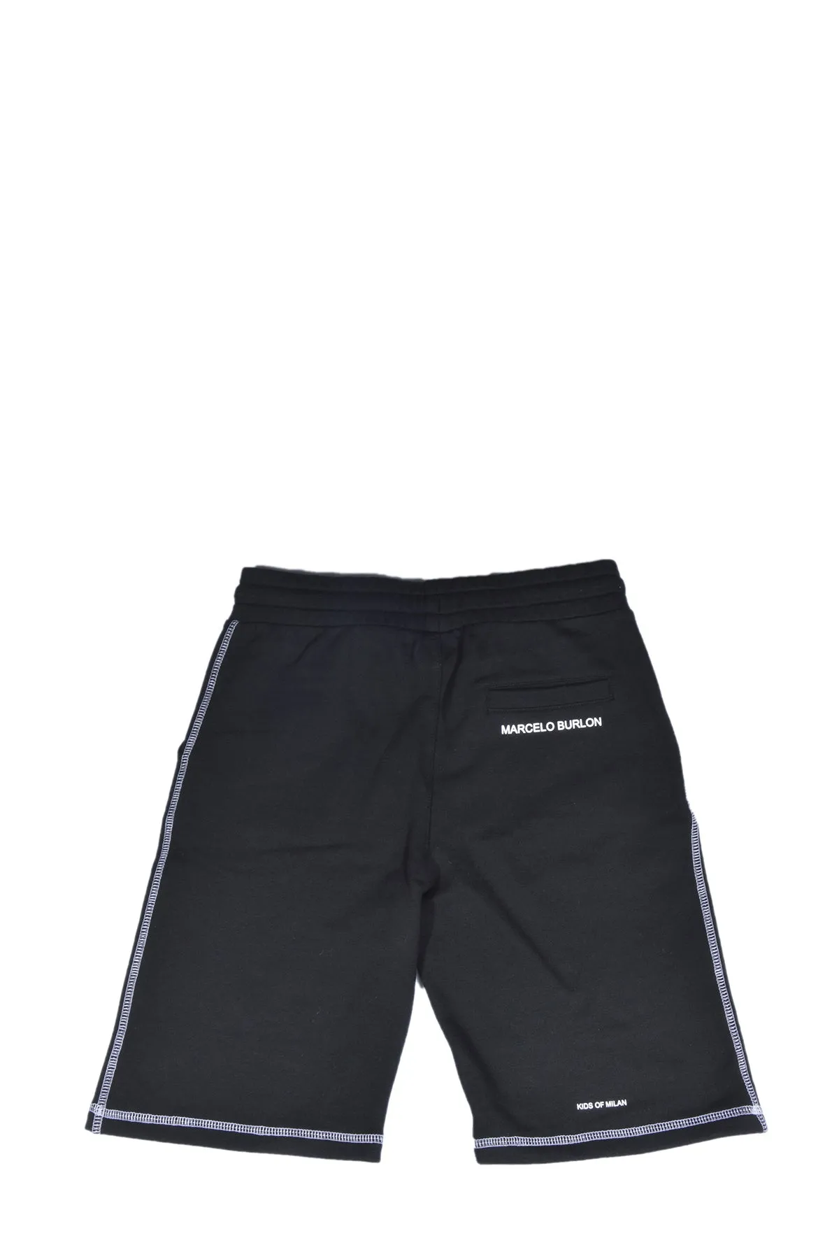 Marcelo Burlon County Of Milan Kids Cross Logo Drawstring Shorts