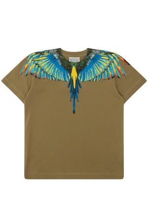 Marcelo Burlon County Of Milan Kids Wings Print T-Shirt
