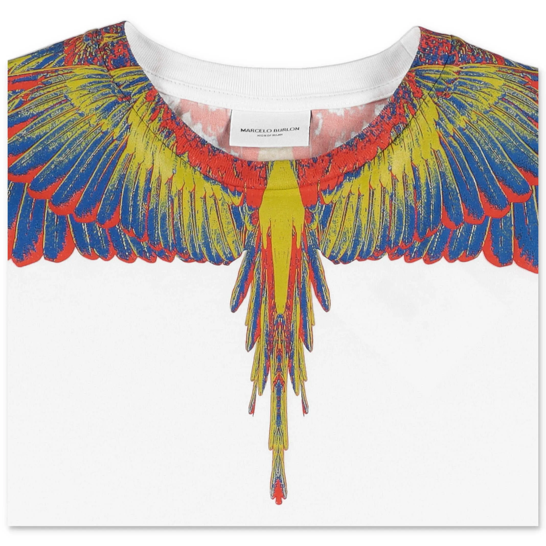 Marcelo Burlon County Of Milan Kids Wings Printed T-Shirt