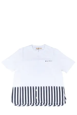 Marni Kids Chest Logo Print T-Shirt