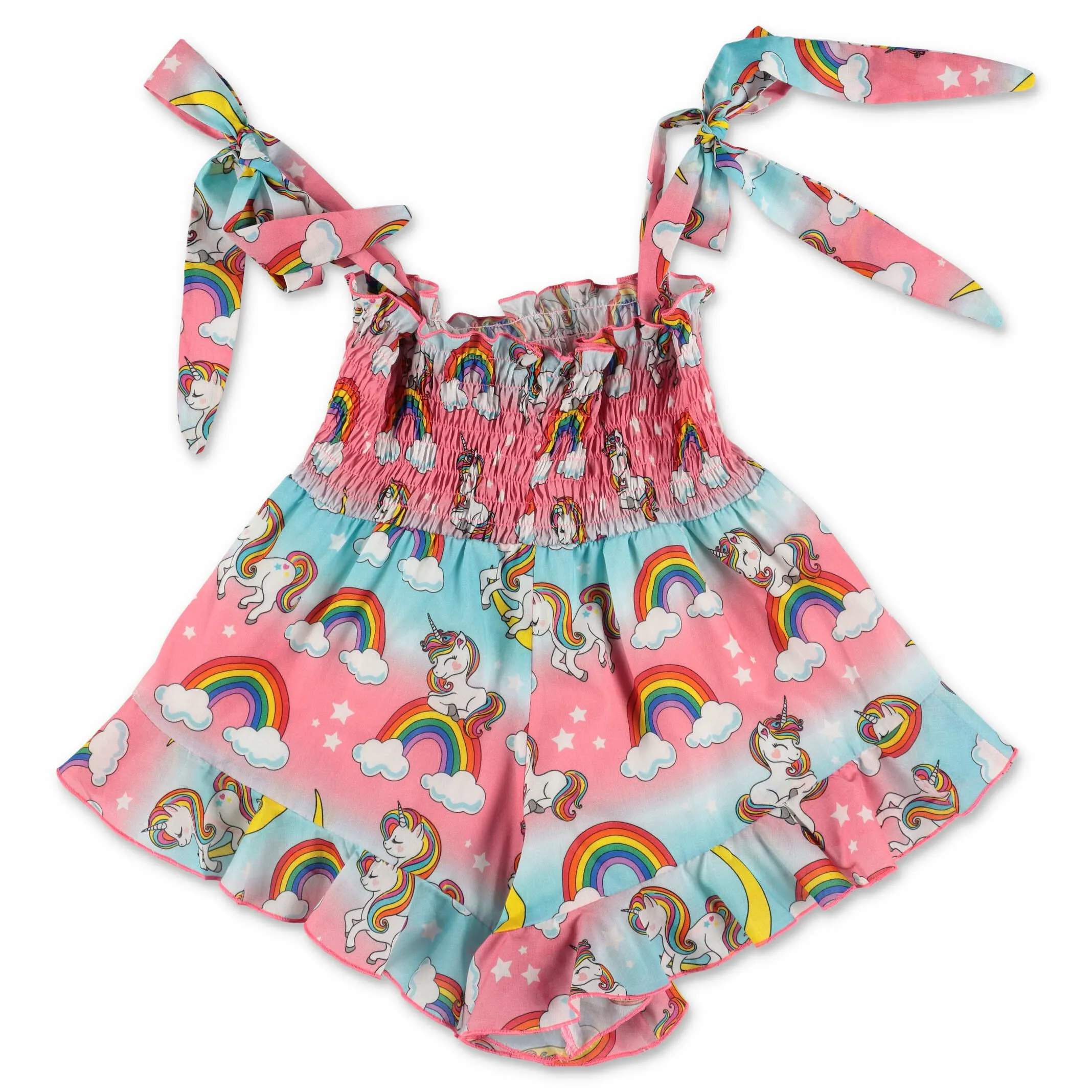 Mc2 Saint Barth Kids Amabel Graphic Printed Playsuit