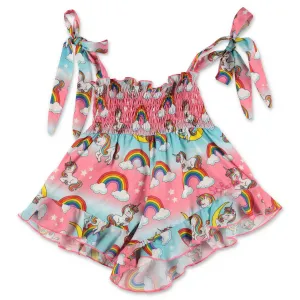 Mc2 Saint Barth Kids Amabel Graphic Printed Playsuit
