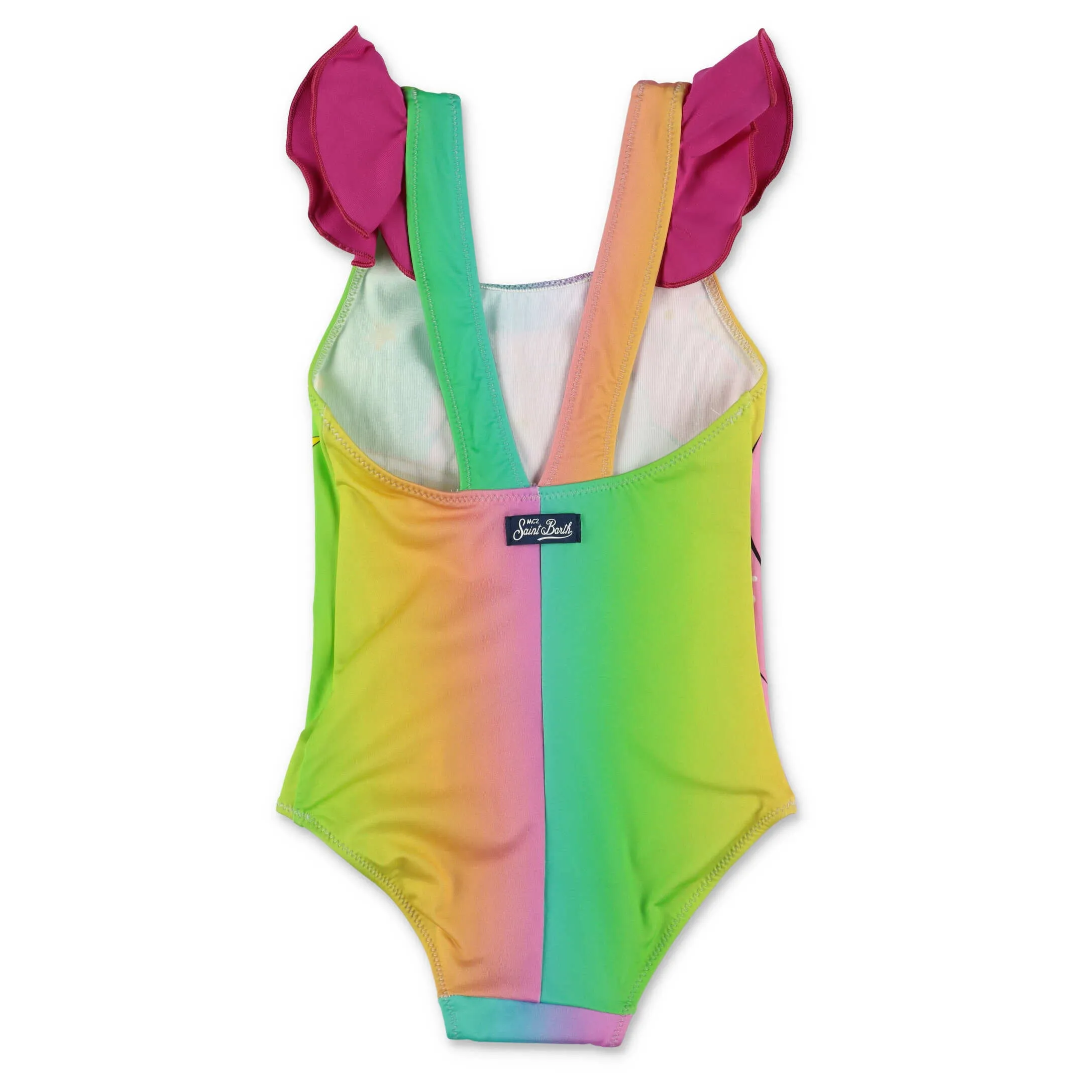 Mc2 Saint Barth Kids Carol Unicorn Printed Swimsuit