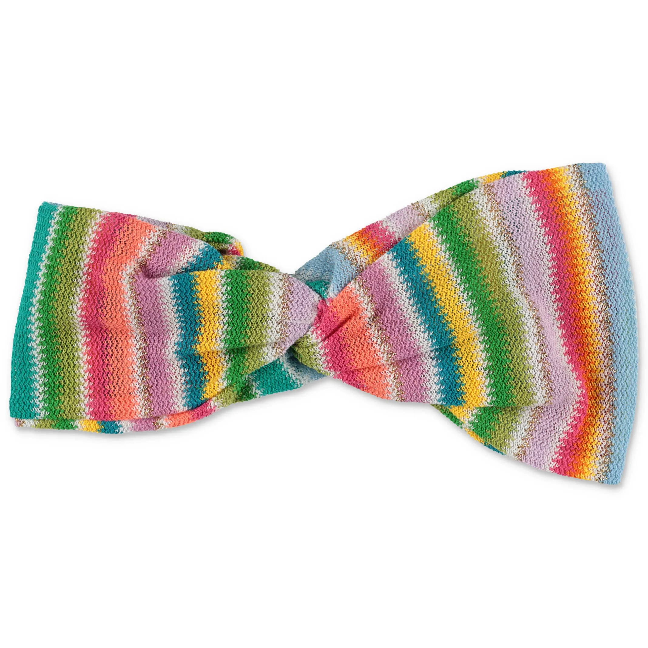 Mc2 Saint Barth Kids Mia Striped Twisted Headband