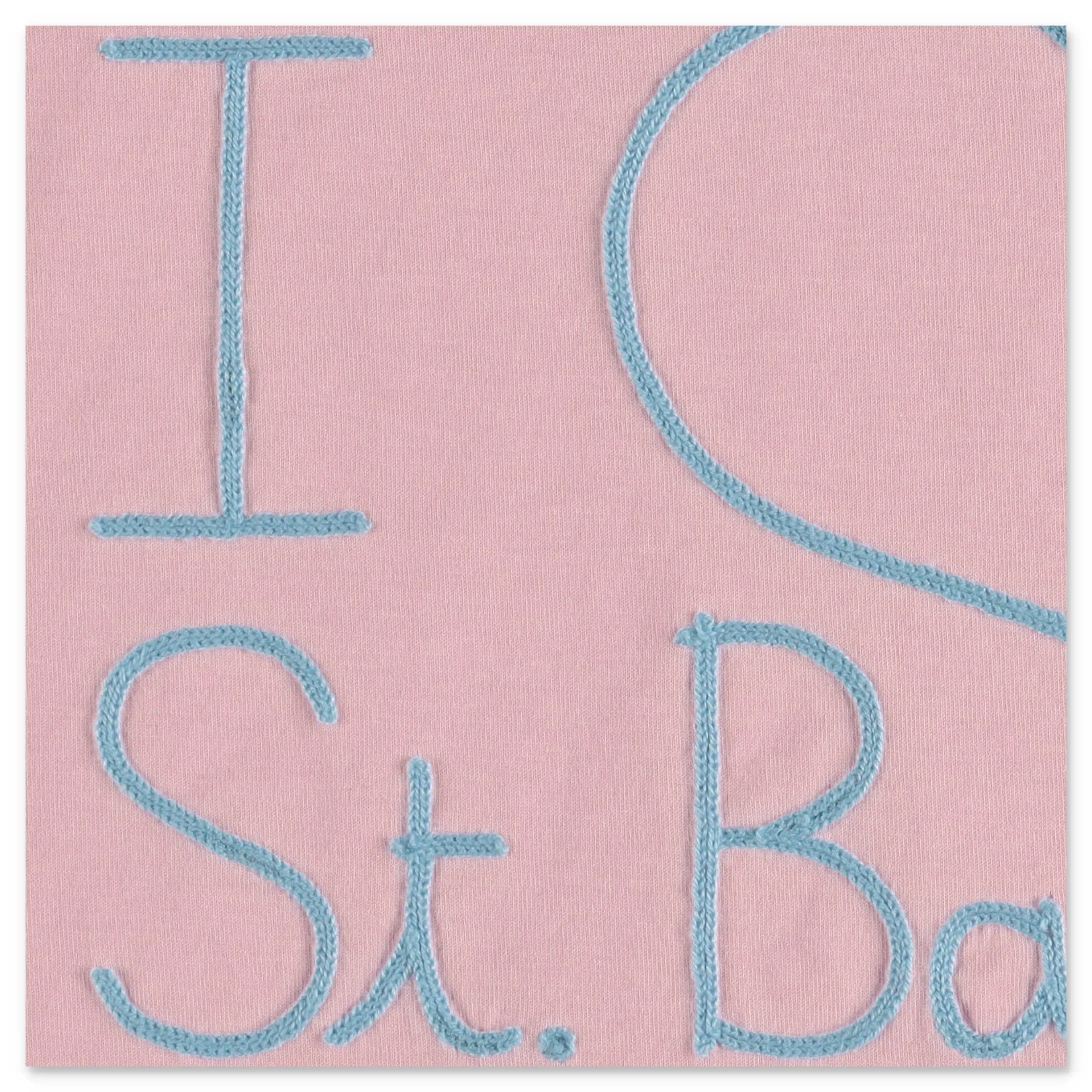 Mc2 Saint Barth Kids Slogan Embroidered T-Shirt
