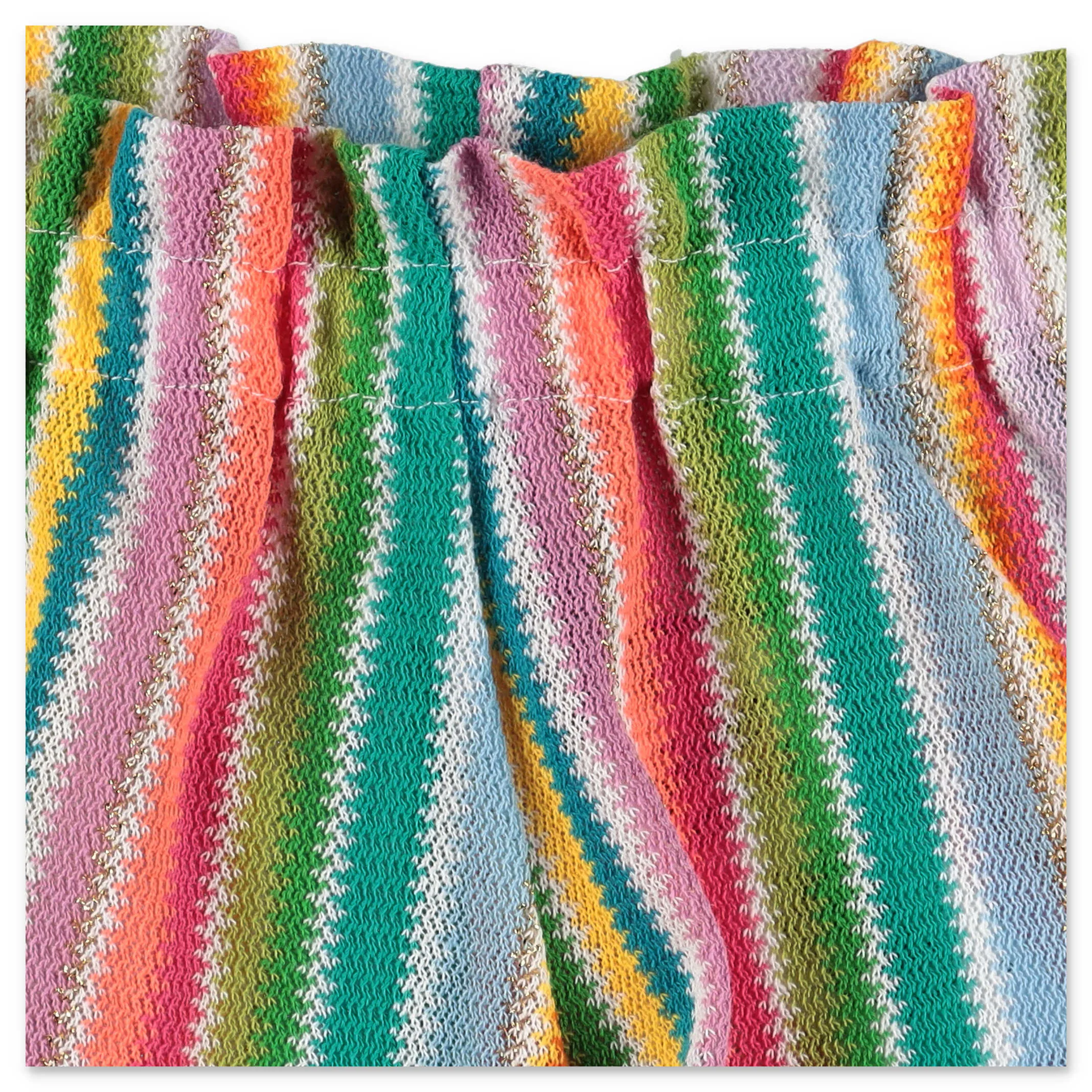 Mc2 Saint Barth Kids Striped Elasticated Shorts