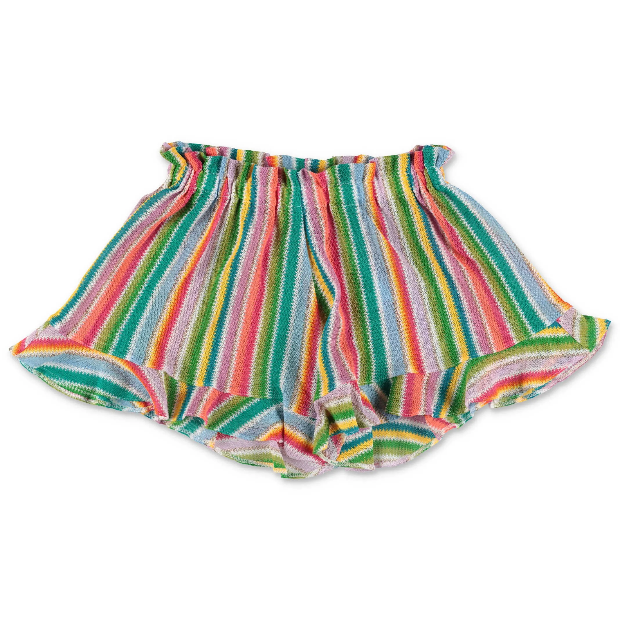 Mc2 Saint Barth Kids Striped Elasticated Shorts