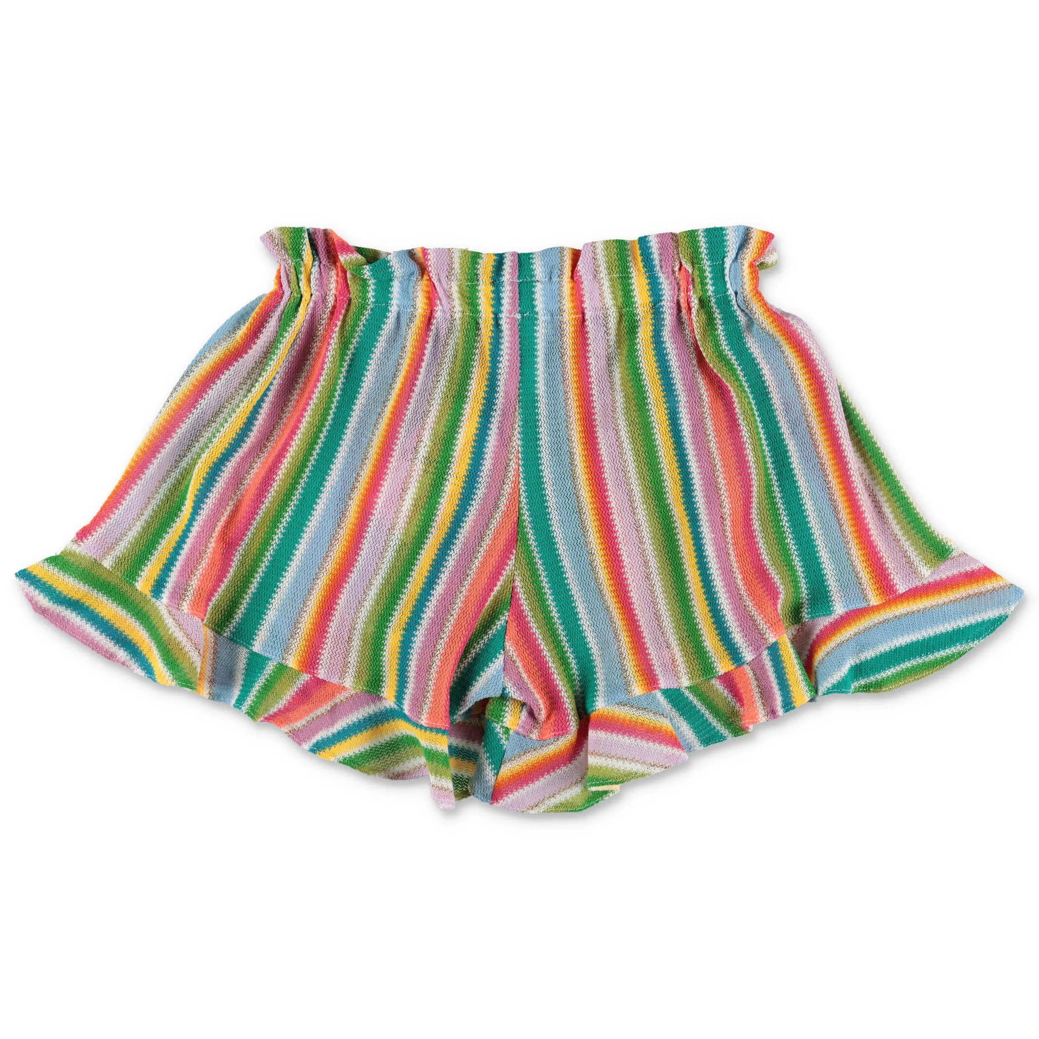 Mc2 Saint Barth Kids Striped Elasticated Shorts