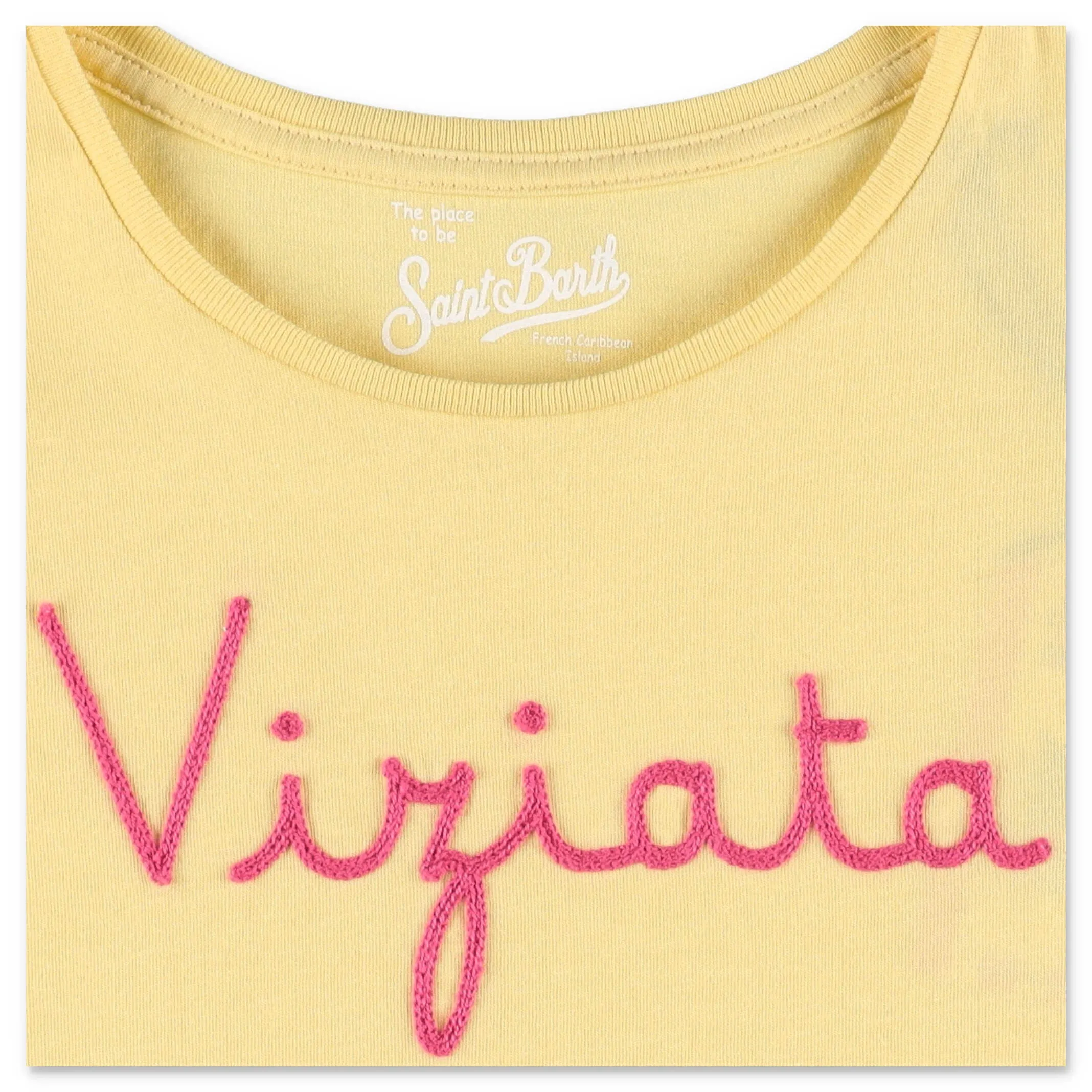 Mc2 Saint Barth Kids Viziata Embroidered Ruffled T-Shirt