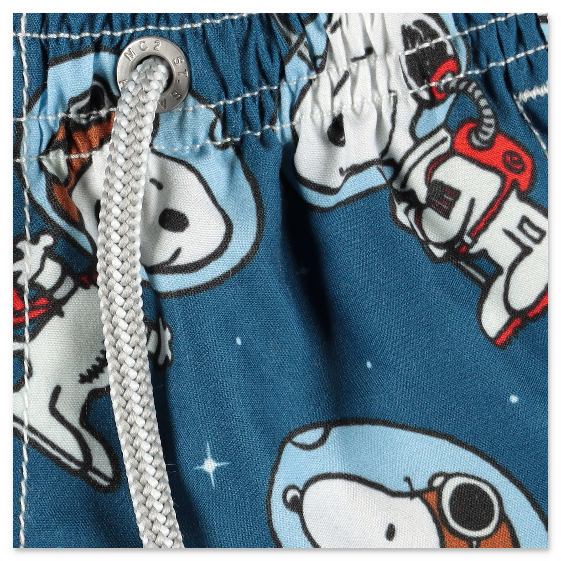 Mc3 Saint Barth Kids Snoopy Printed Swim Shorts