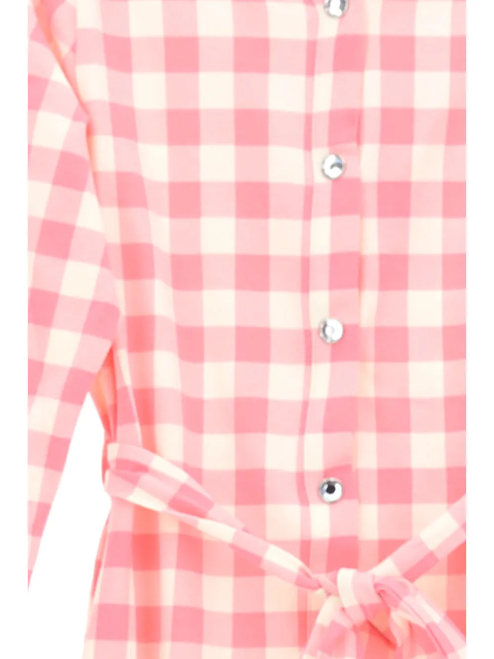 Mini Rodini Gingham Tie-Waisted Jumpsuit