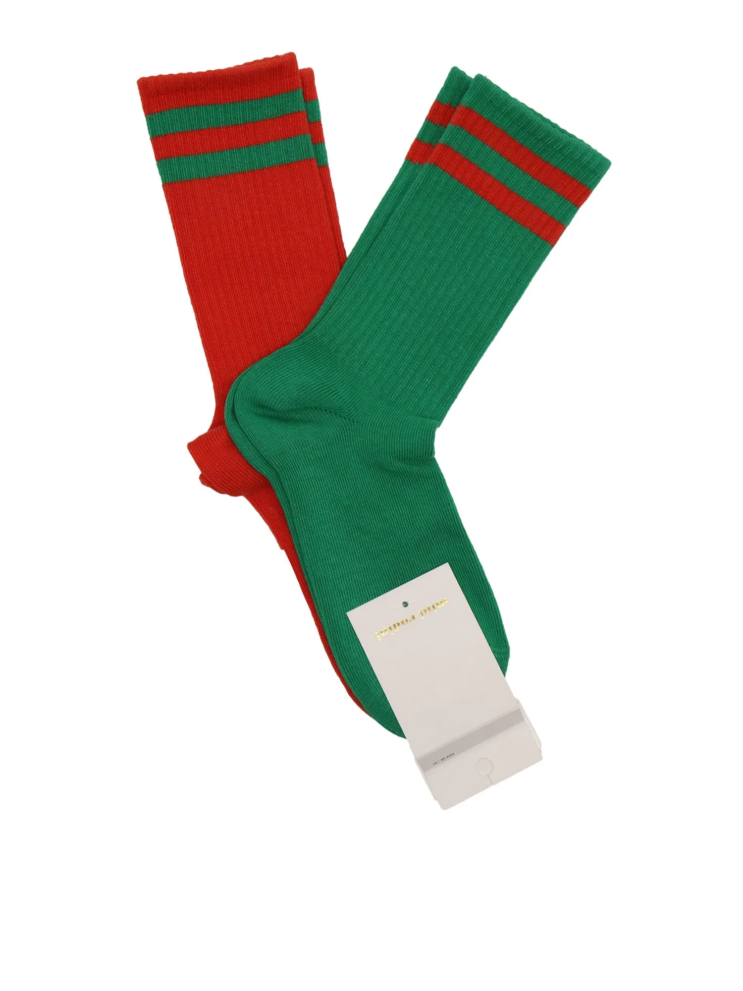 Mini Rodini Striped Pack Of Two Socks