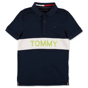 mm ilfigr Kids Logo Embroidered Polo Shirt